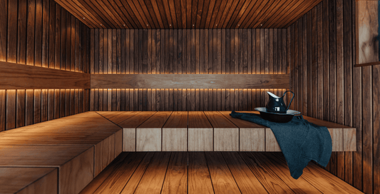 Nordic sauna benches