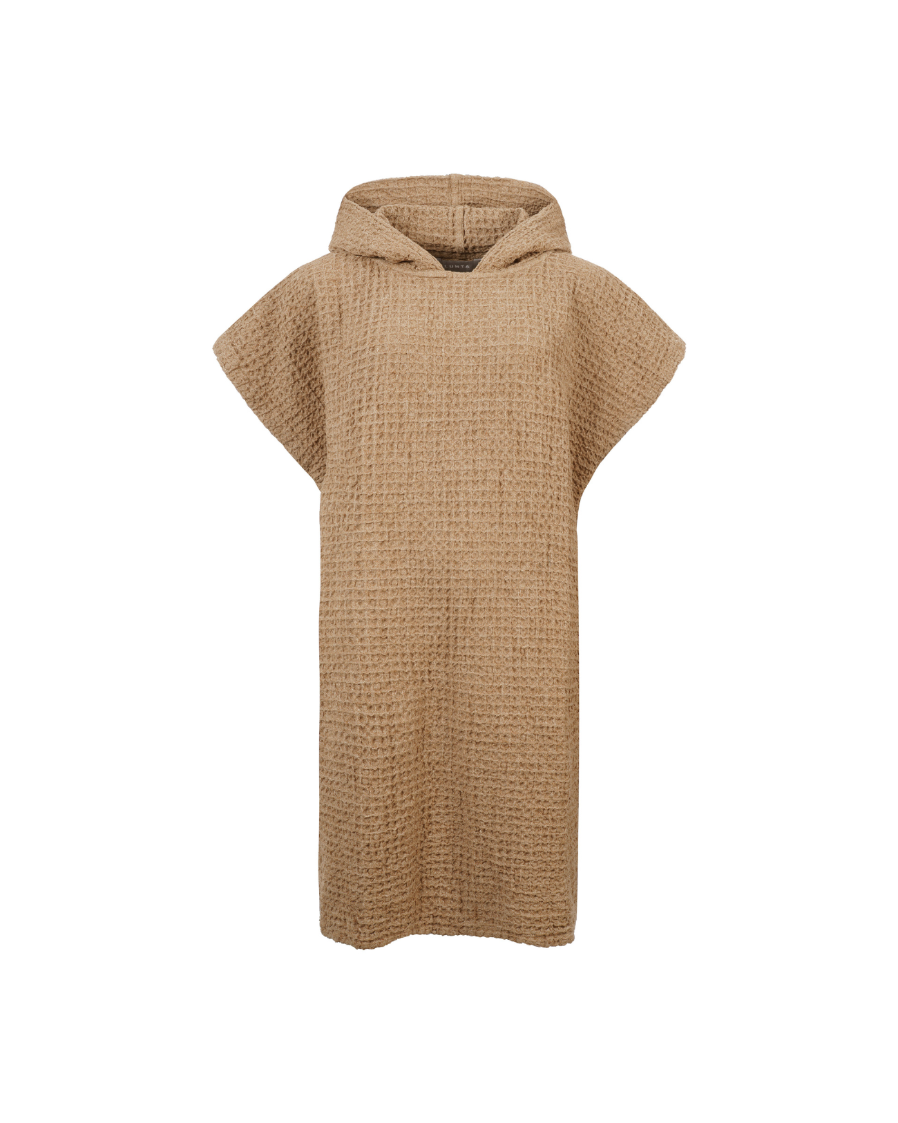 Poncho with linen | sand