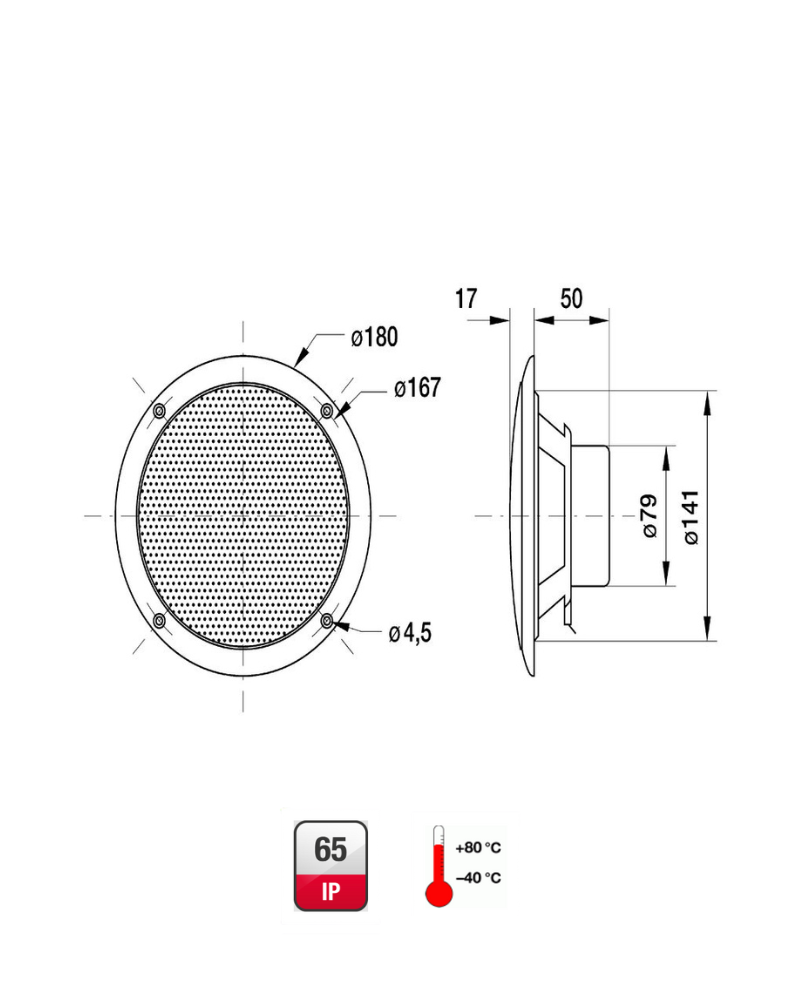 Speaker for music | white