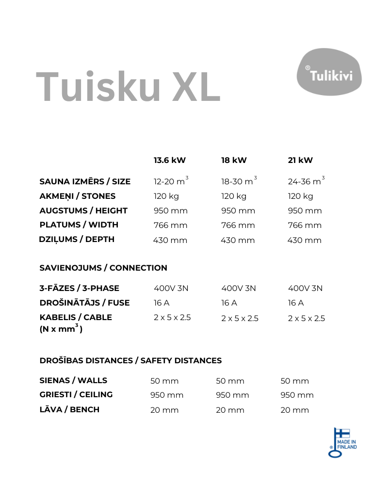 TUISKU XL